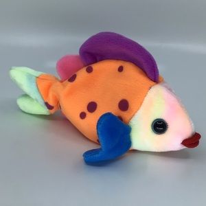 Lips the fish Beanie baby- damaged swing tag